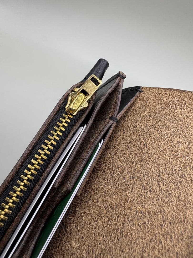 ミドルトラッカーウォレット　HORWEEN　クロムエクセル(ホーウィン社)