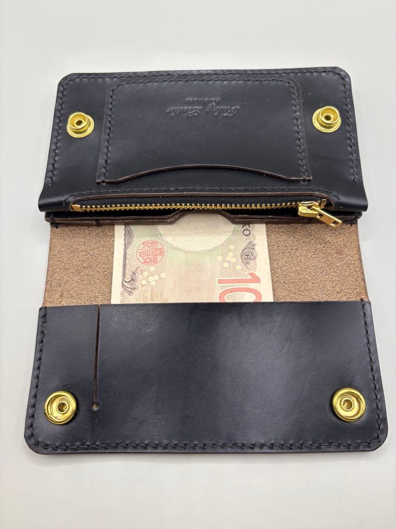 ミドルトラッカーウォレット　HORWEEN　クロムエクセル(ホーウィン社)