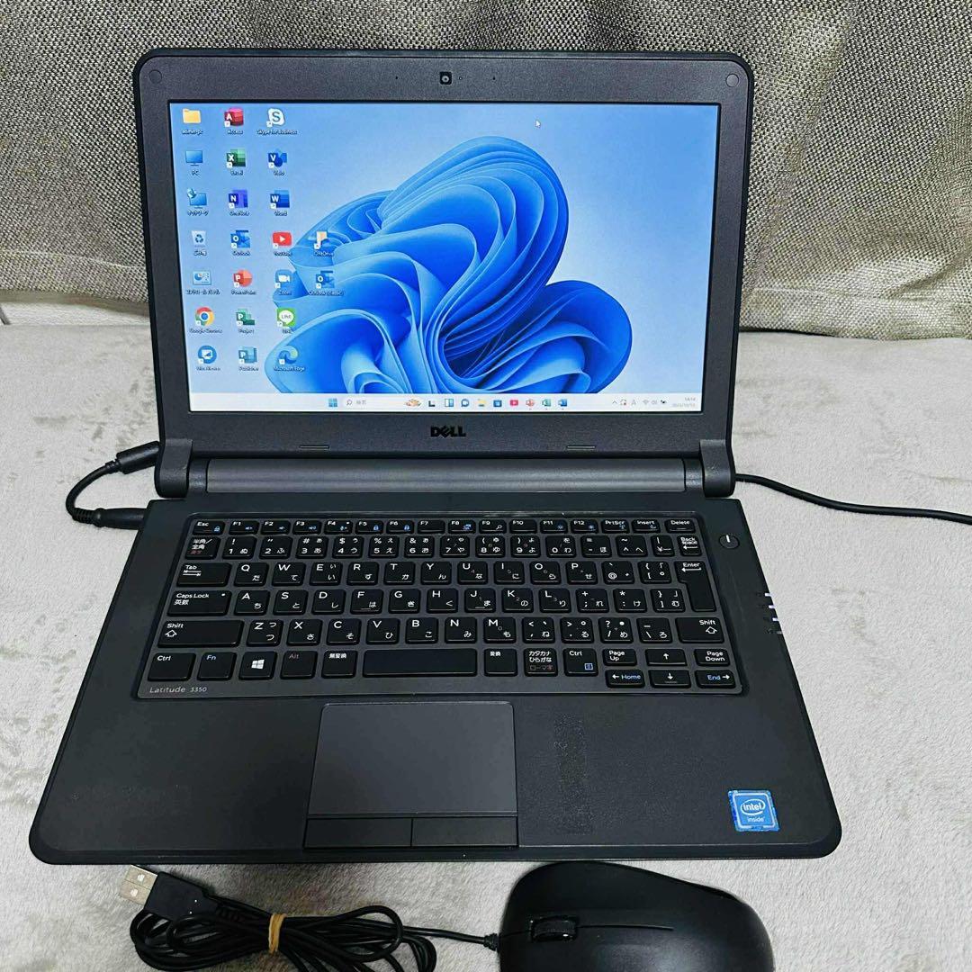 S138 DellノートパソコンSSDメモリ8G高速コンパクトWindows11