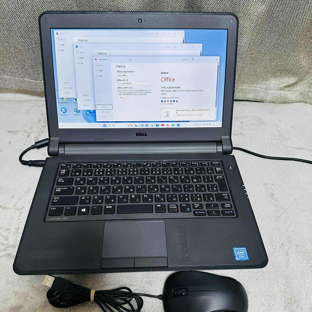 S138 DellノートパソコンSSDメモリ8G高速コンパクトWindows11