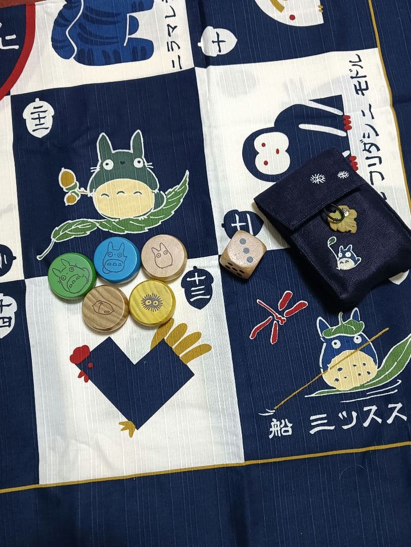スタジオジブリ　トトロ　すごろく風呂敷【非売品】