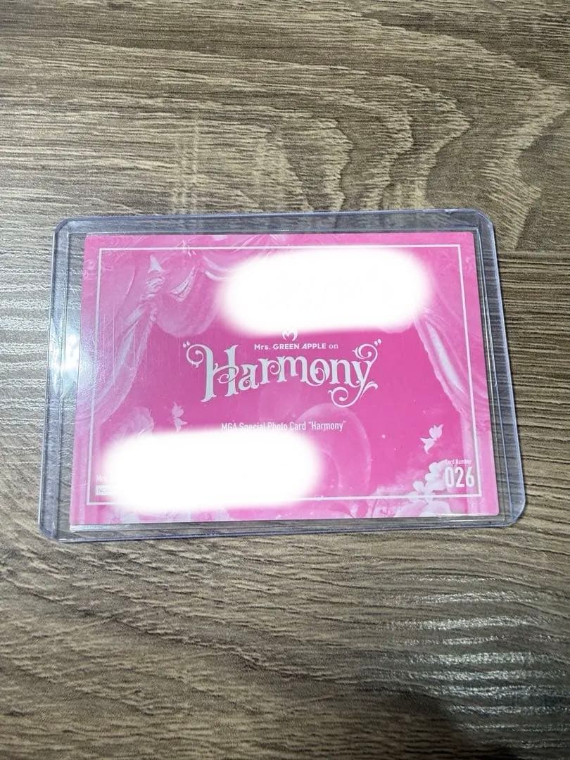 k*5様 Mrs. GREEN APPLE 大森元貴 サイン フォトカ ハーモニ