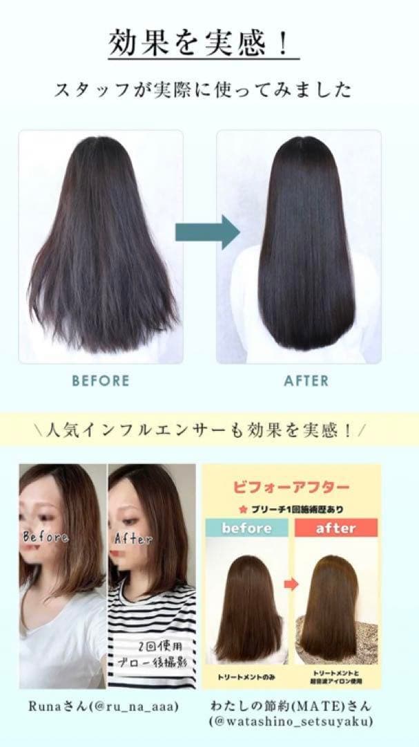 ラフィアLaffia 超音波トリートメントヘアアイロン