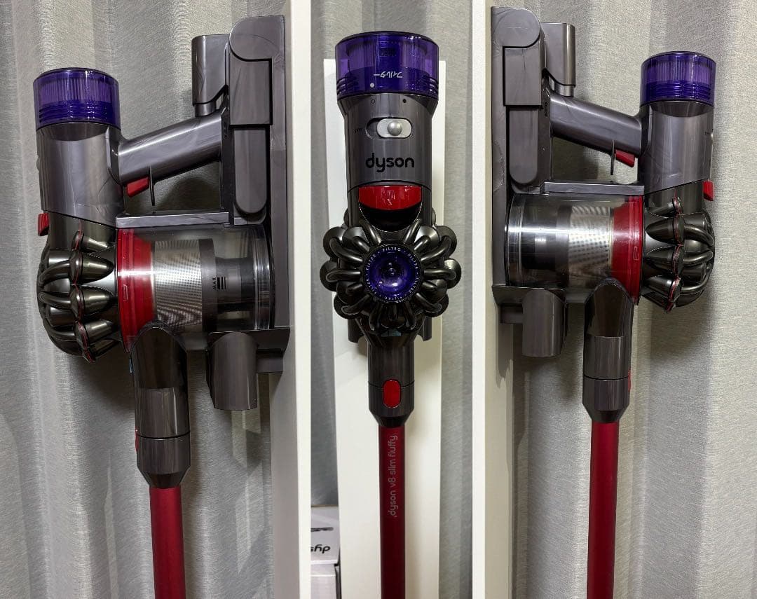 【美品使用少】dyson V8 slim fluffy 【未使用】￼アクセサリ