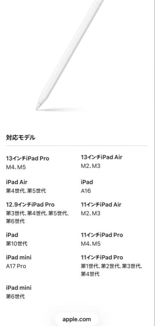[新品]Apple Pencil USB-C