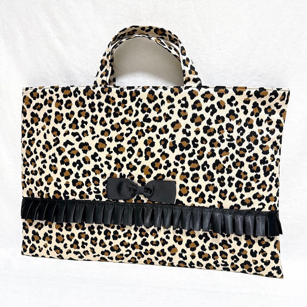 派手可愛×GAL好きchanに❤︎レオパード柄　女の子　入園入学３点セット❤︎