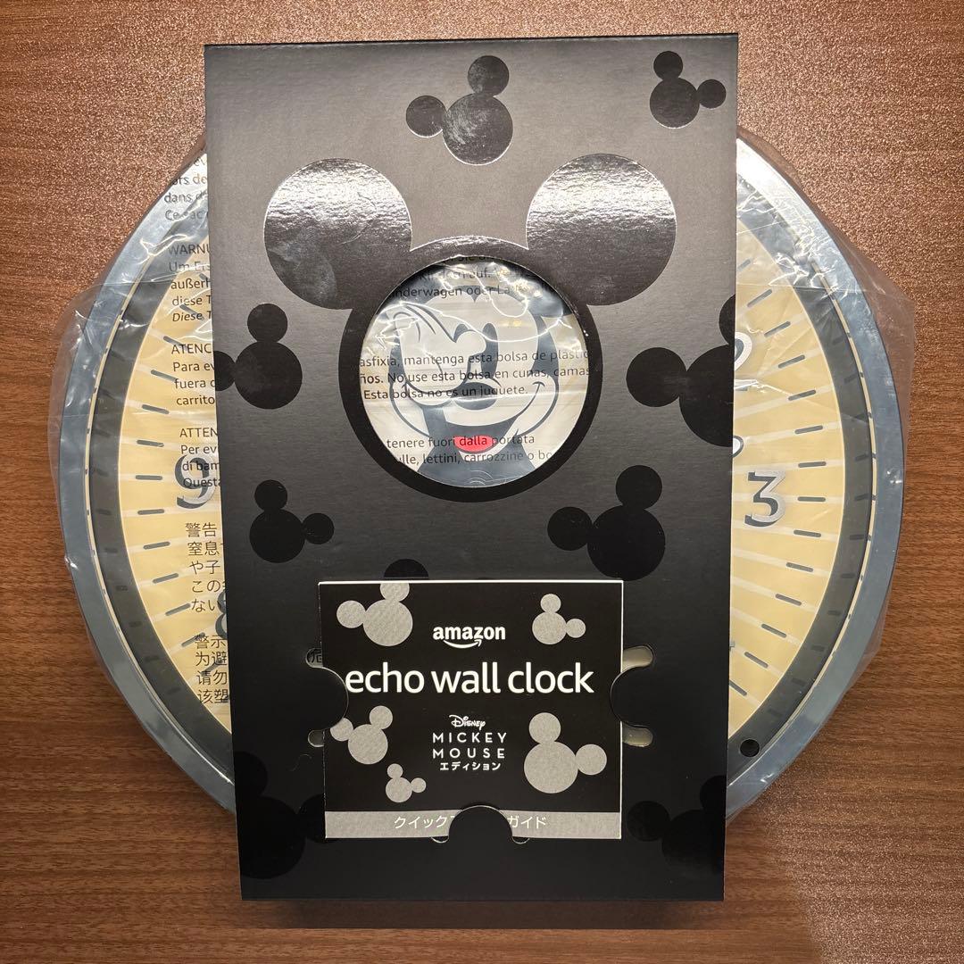 【希少】echo wall clock, Mickey Mouse エディション