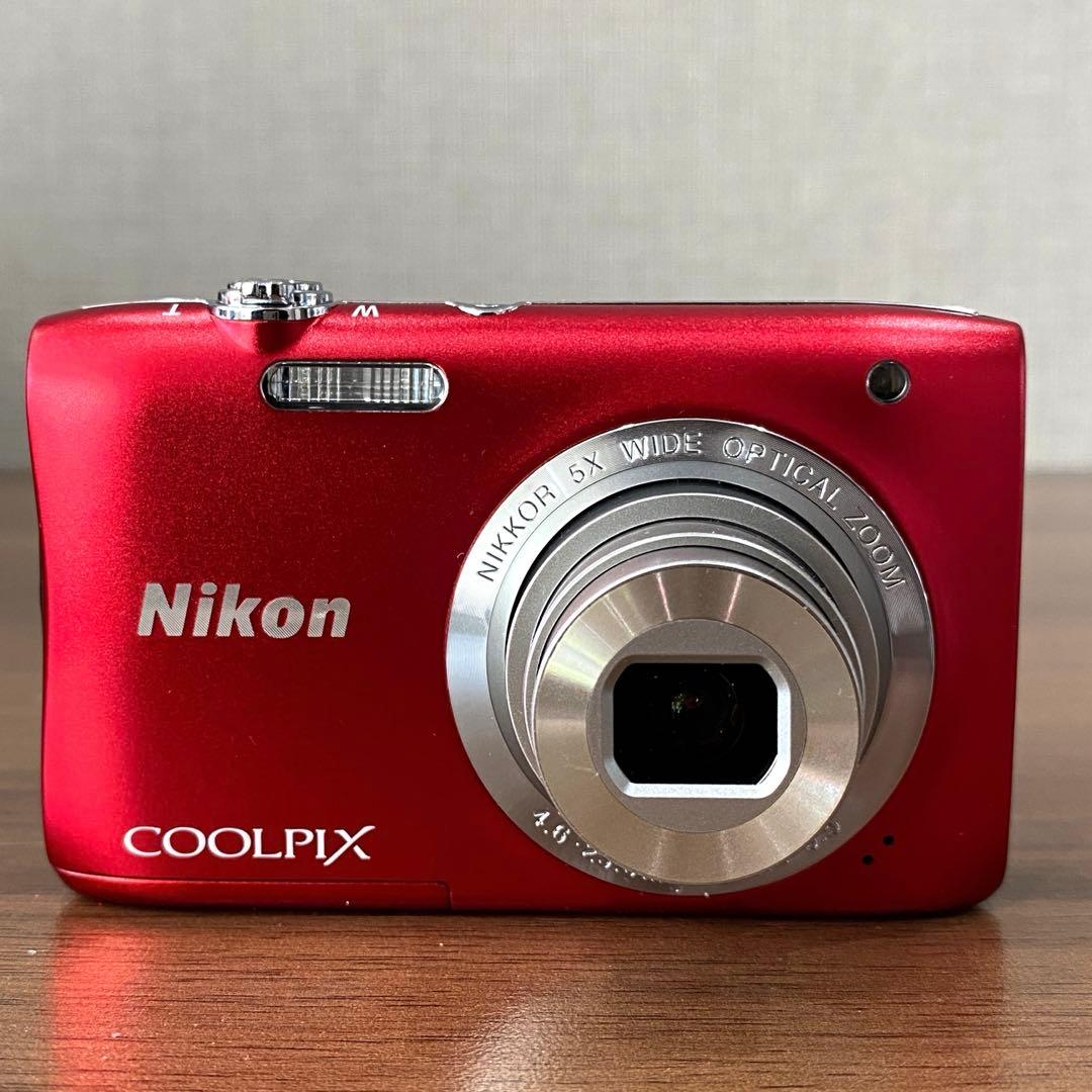 【Nikon】ニコン COOLPIX デジカメ S2900 レッド