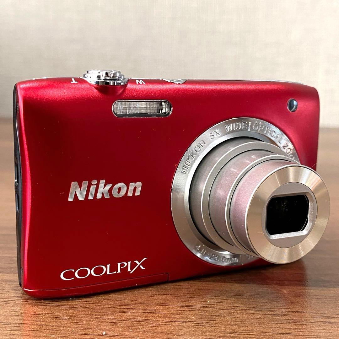 【Nikon】ニコン COOLPIX デジカメ S2900 レッド