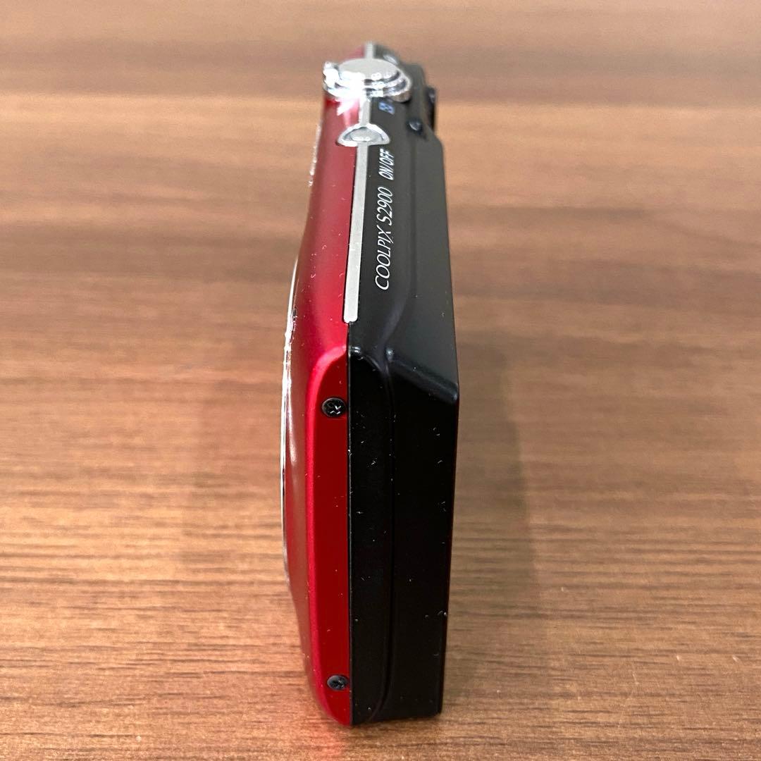 【Nikon】ニコン COOLPIX デジカメ S2900 レッド