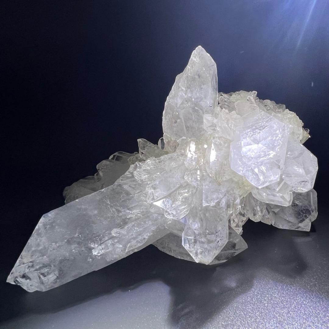 ✳️極みの美麗水晶✨超絶キラキラ✨極上別格品 レインボー 水晶クラスター 天然石