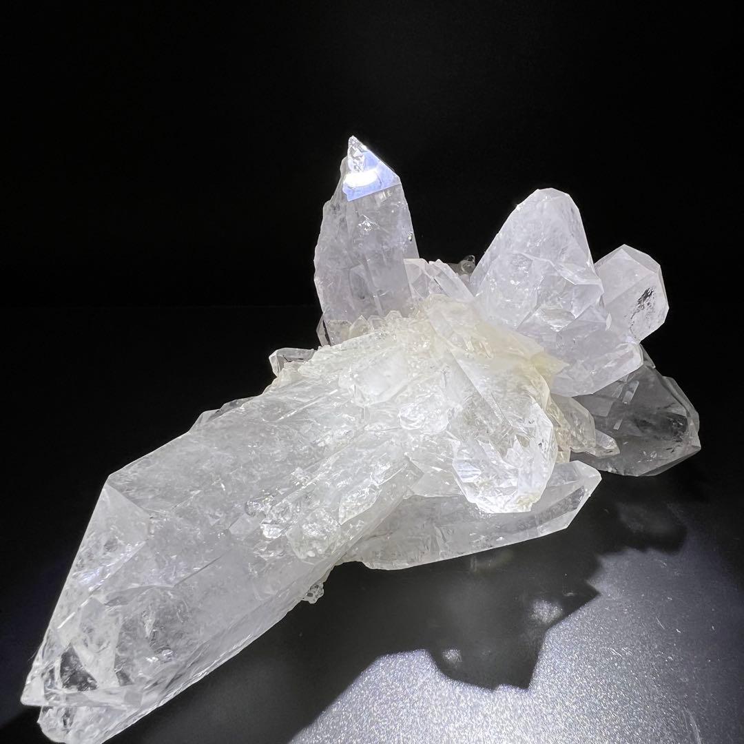 ✳️極みの美麗水晶✨超絶キラキラ✨極上別格品 レインボー 水晶クラスター 天然石