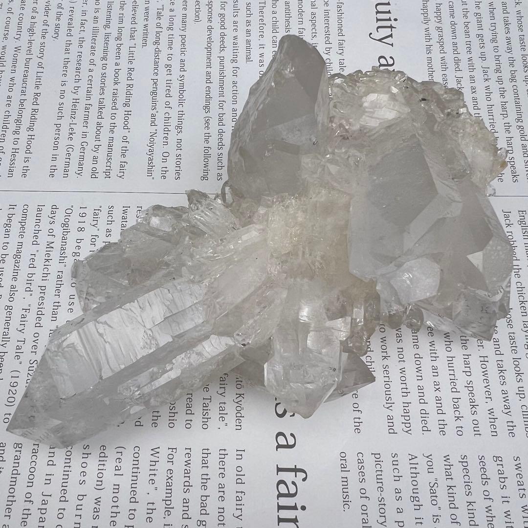 ✳️極みの美麗水晶✨超絶キラキラ✨極上別格品 レインボー 水晶クラスター 天然石