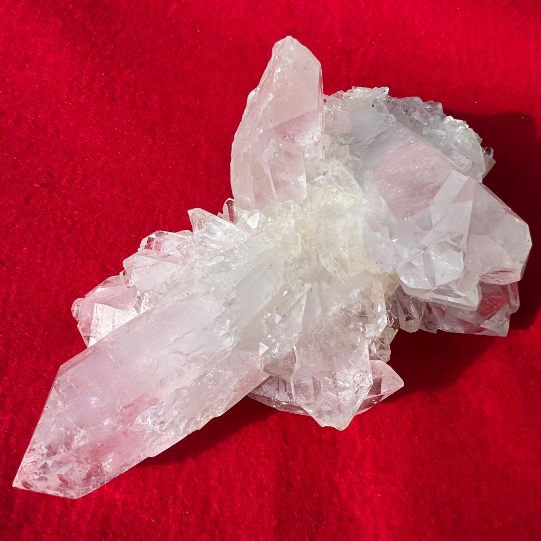 ✳️極みの美麗水晶✨超絶キラキラ✨極上別格品 レインボー 水晶クラスター 天然石