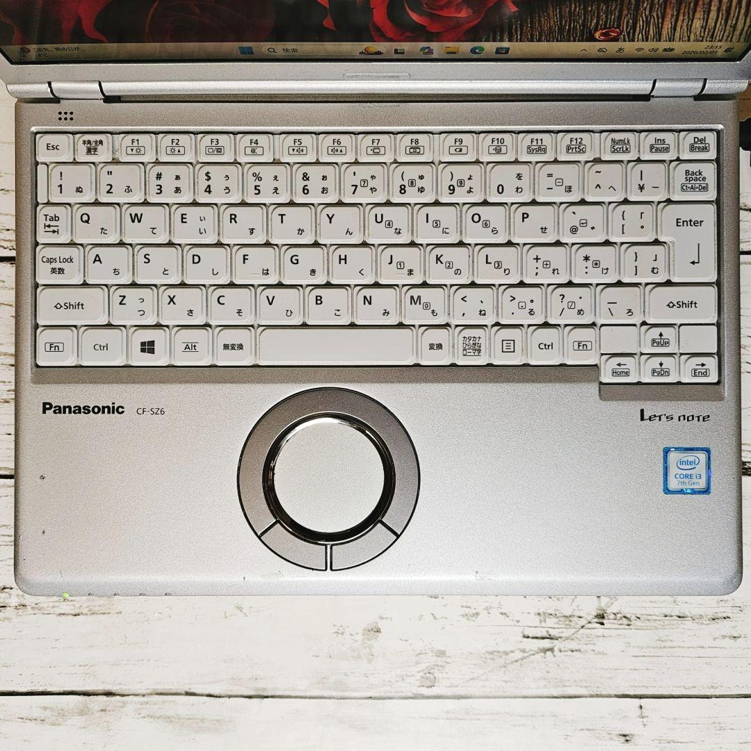 Panasonic レッツノート 小型軽量PC メモリ8GB SSD256GB