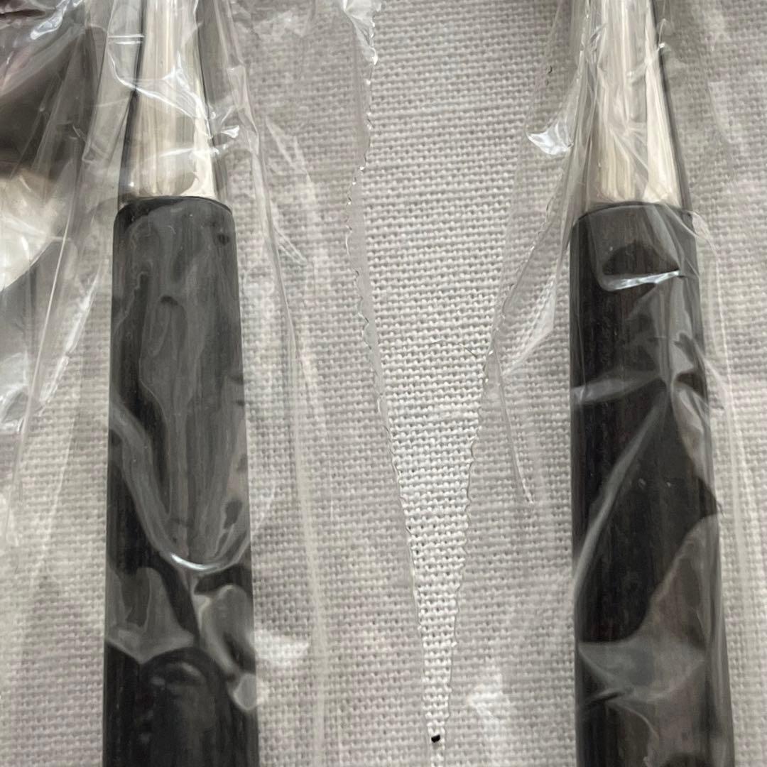 ●未使用品 ジェームズ川田 モールド•パッカーウッド ディナーカトラリー