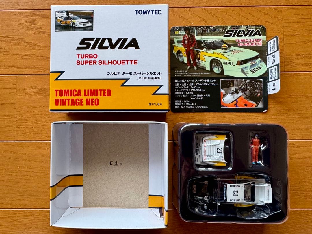 トミカリミテッドヴィンテージネオ シルビア スーパーシルエット1983年前期型