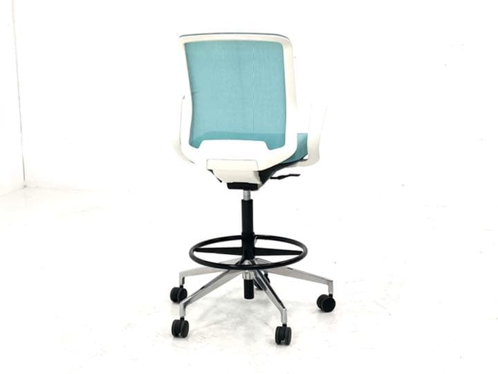 美品　ウチダ　カリッサ　デスクチェア　メッシュ　ドラフティングベース　オフィス