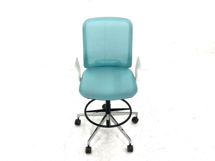 美品　ウチダ　カリッサ　デスクチェア　メッシュ　ドラフティングベース　オフィス