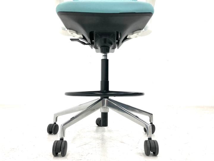 美品　ウチダ　カリッサ　デスクチェア　メッシュ　ドラフティングベース　オフィス