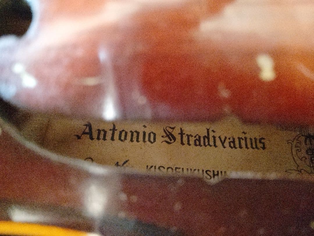 福島　木曽　バイオリン　No.3　4/4　伝統工芸　ジャンク