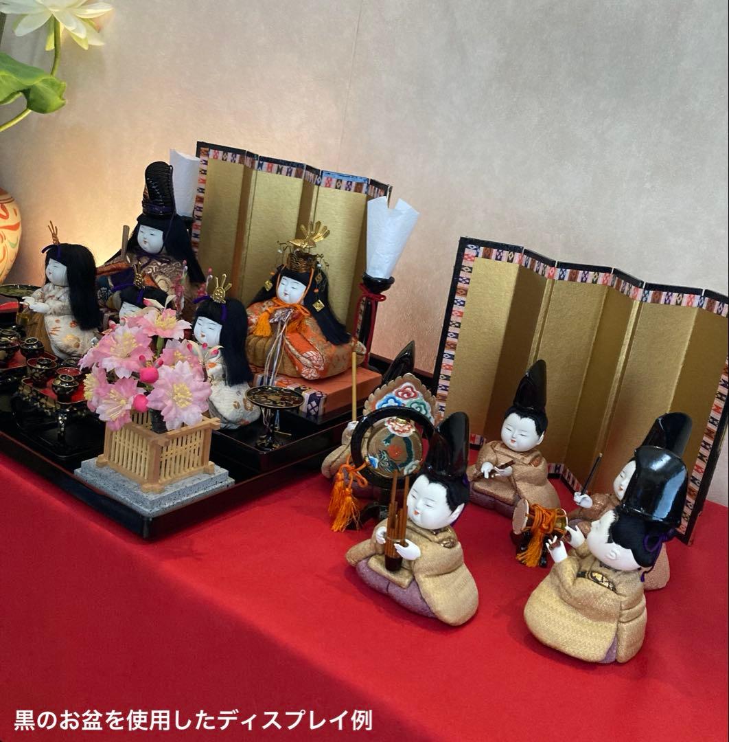 美品　雛人形　お雛様　ひな人形　五楽人　木目込み人形　雛道具