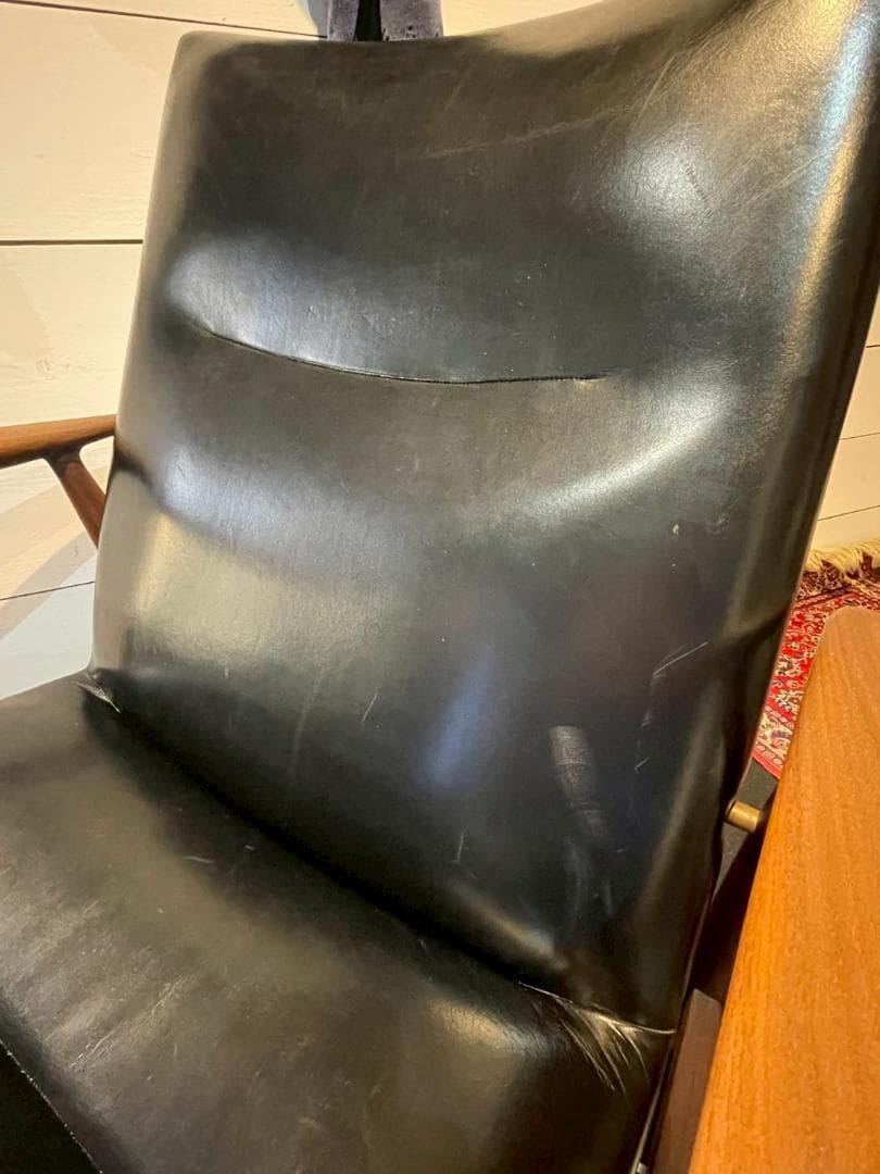 Ritzwell リッツウェル RIVAGE イージーチェア ブラックレザー