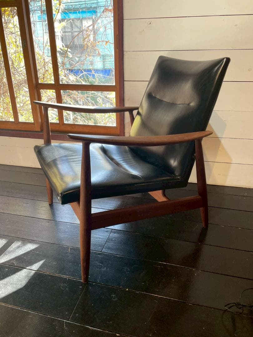 Ritzwell リッツウェル RIVAGE イージーチェア ブラックレザー