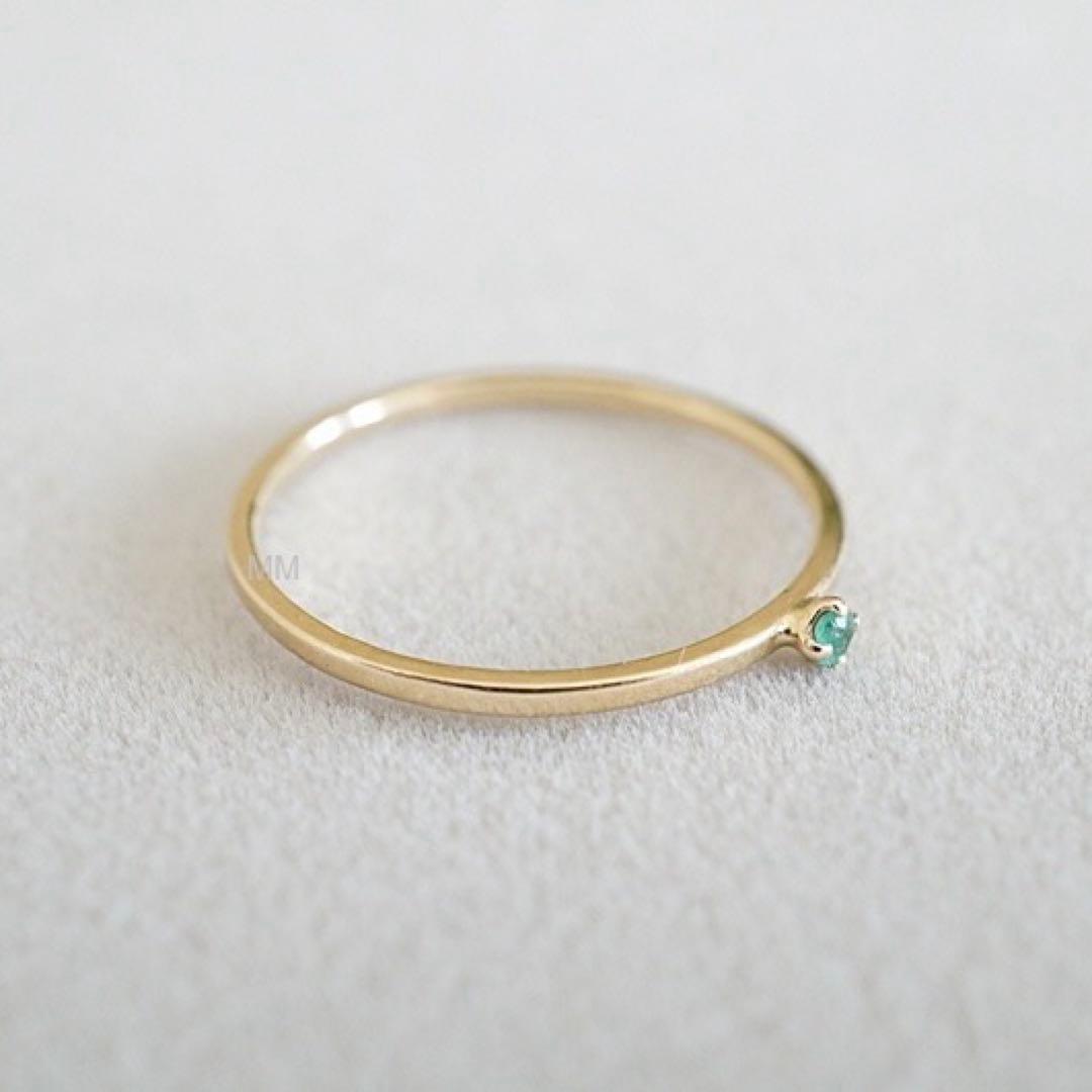 K10 パライバトルマリンリング