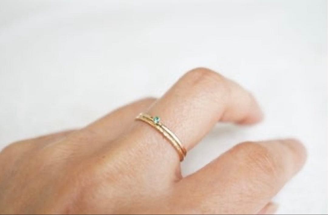 K10 パライバトルマリンリング