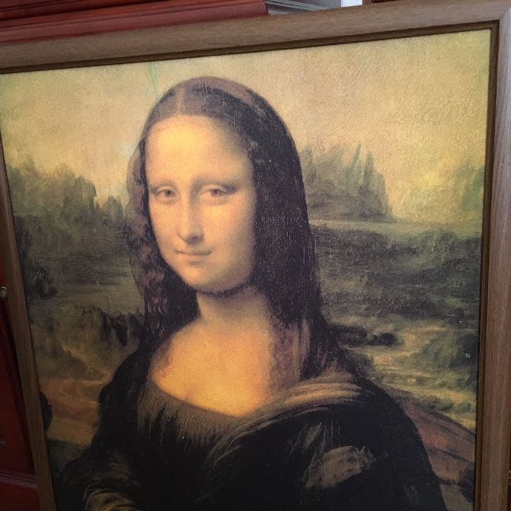 モナリザ　大きく　インパクト大の絵画