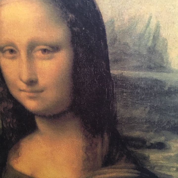 モナリザ　大きく　インパクト大の絵画