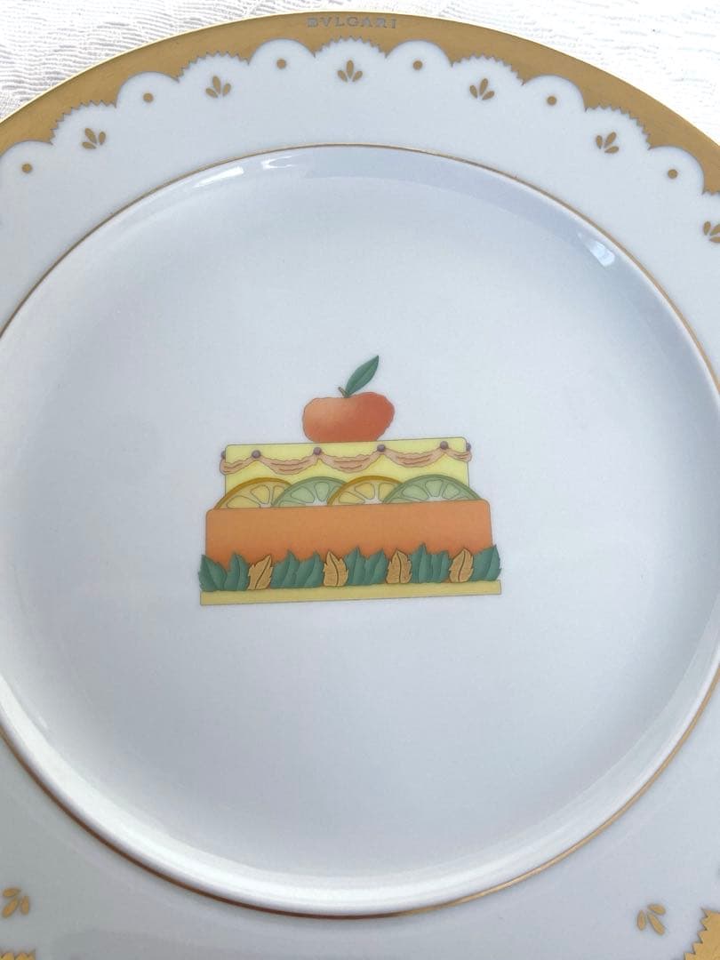 ブルガリ　dolci deco プレート　22.5センチ ローゼンタール製