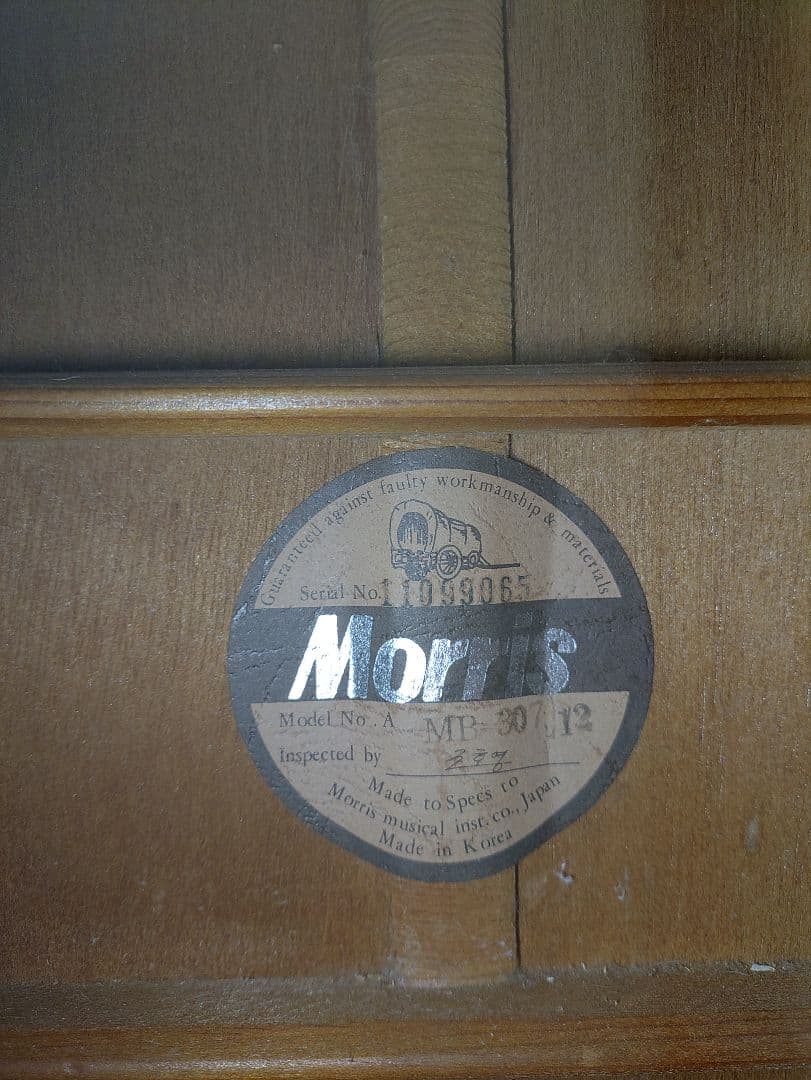 モーリス MB 307 12 12弦 トランスアコースティックギター仕様