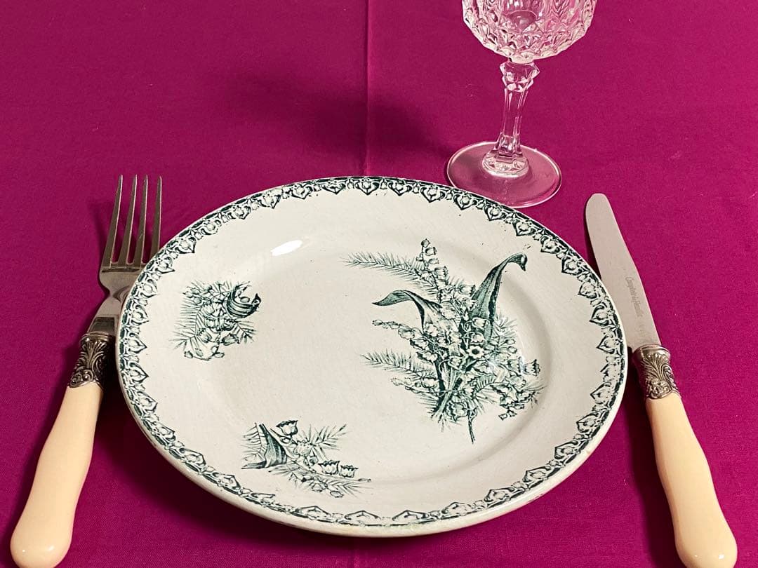 フランス SAINT AMAND \"MUGUET\" すずらん メインお皿