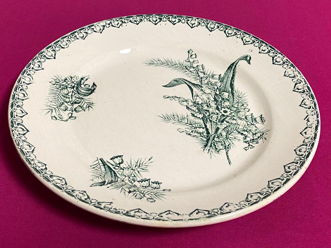 フランス SAINT AMAND \"MUGUET\" すずらん メインお皿