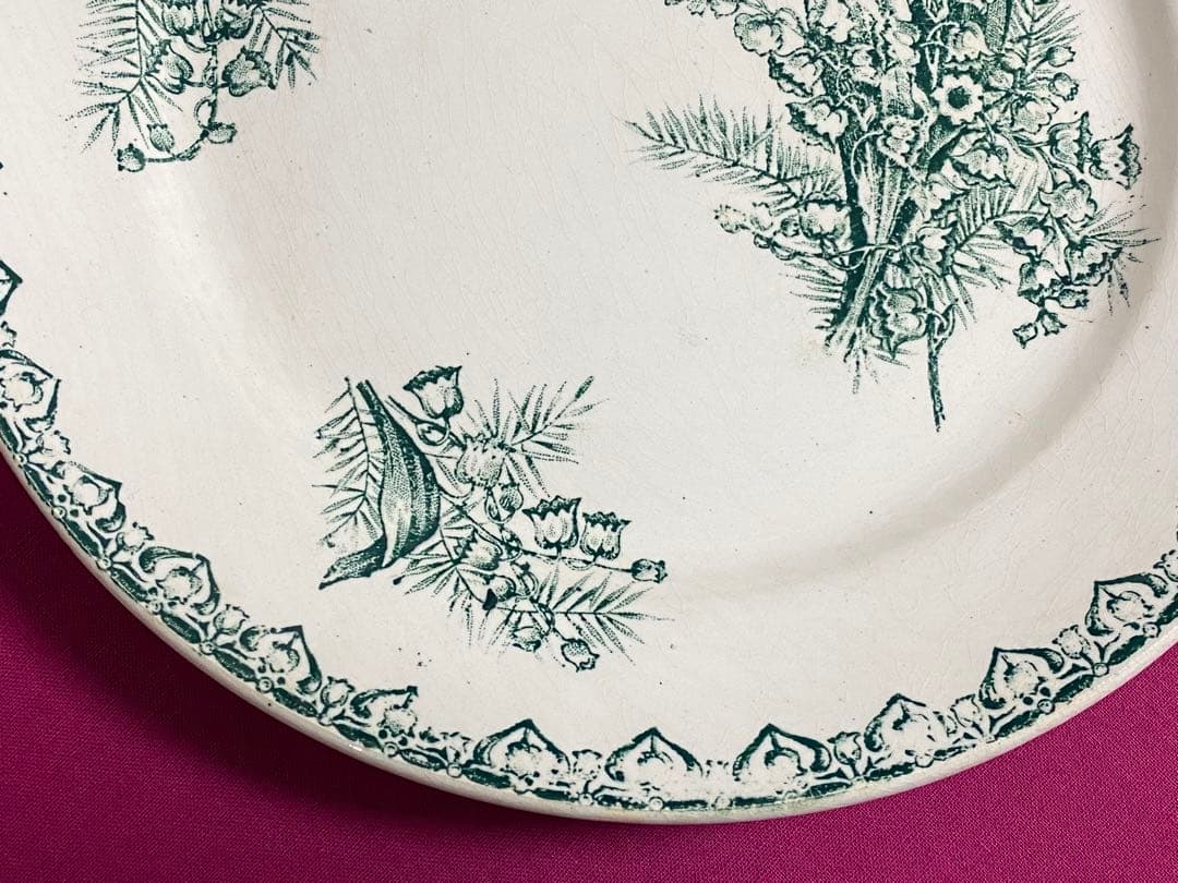 フランス SAINT AMAND \"MUGUET\" すずらん メインお皿