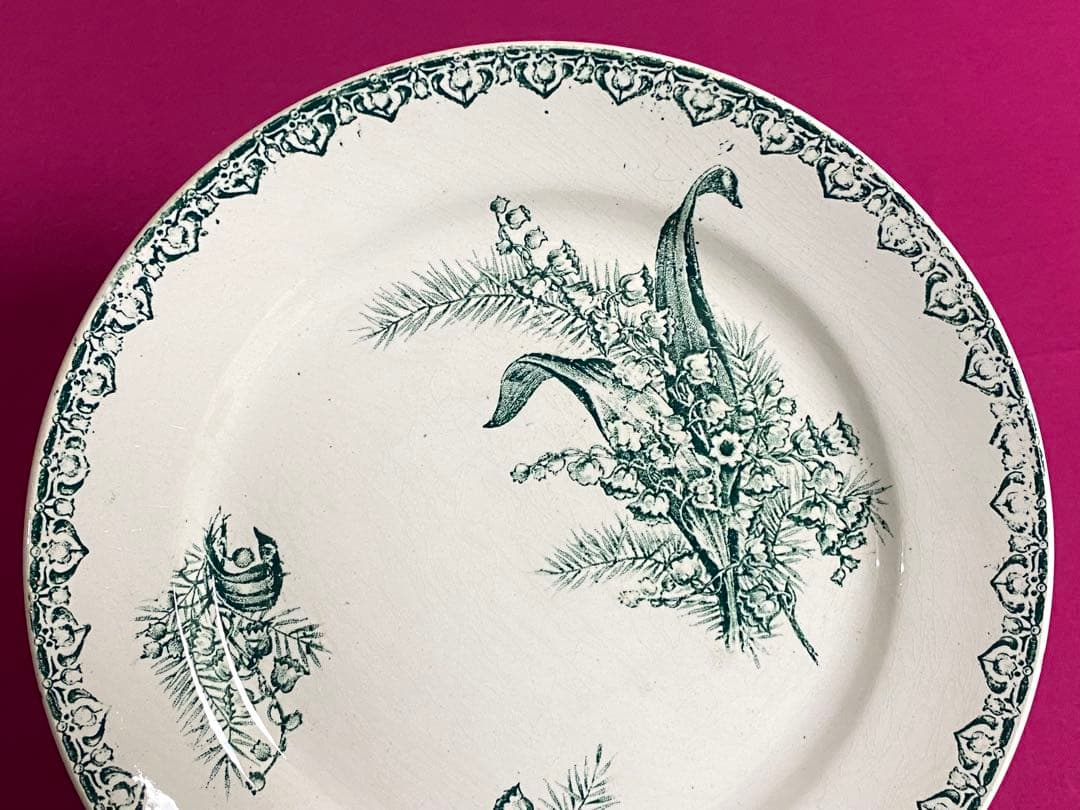 フランス SAINT AMAND \"MUGUET\" すずらん メインお皿