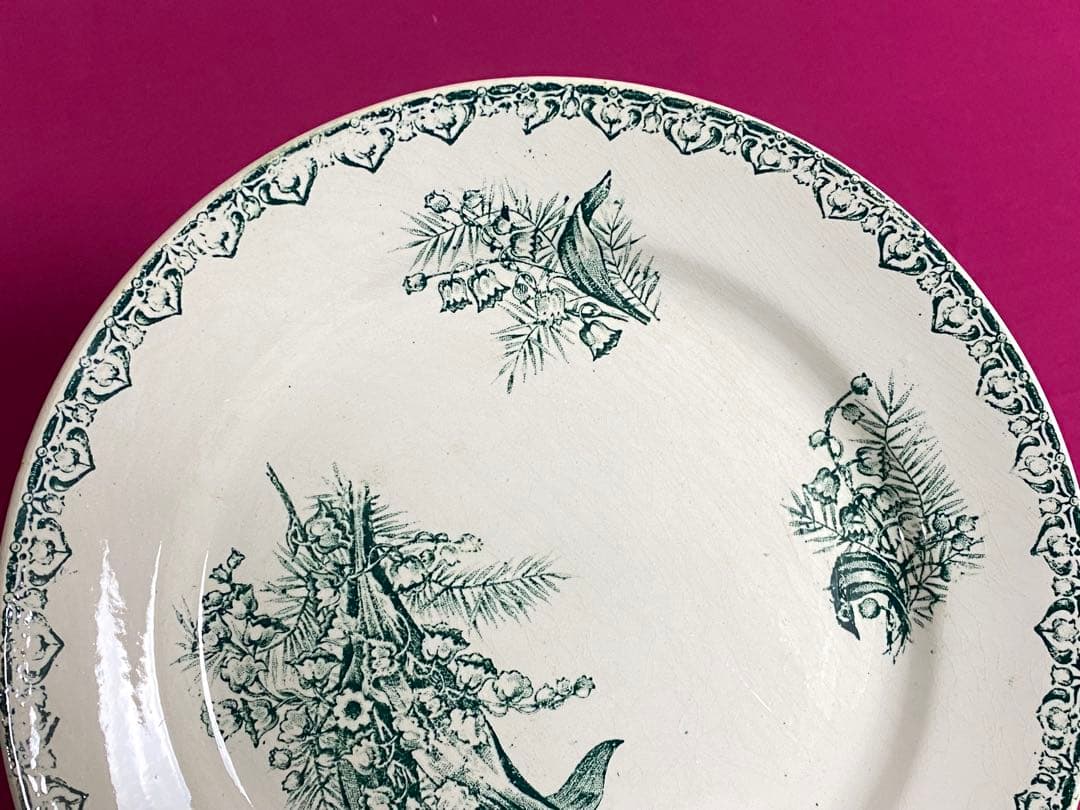 フランス SAINT AMAND \"MUGUET\" すずらん メインお皿