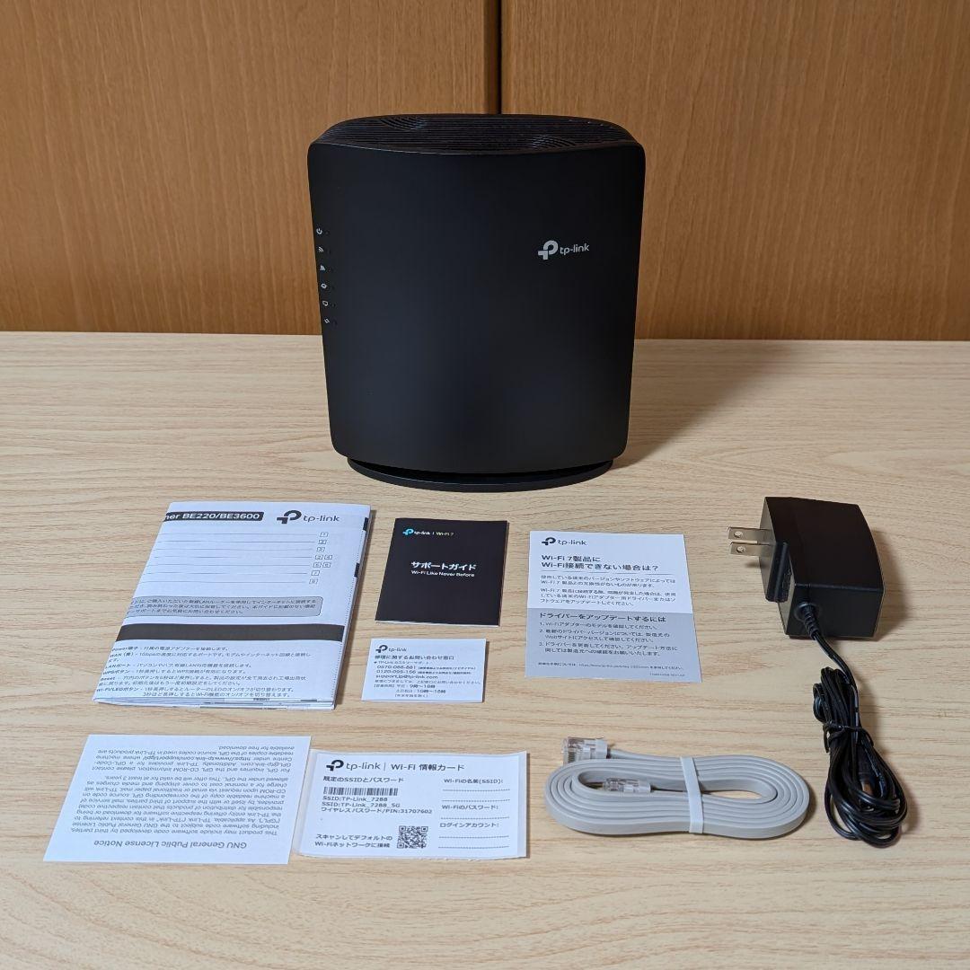 ★【美品】TP-Link Archer BE3600 Wi-Fi 7 ②★