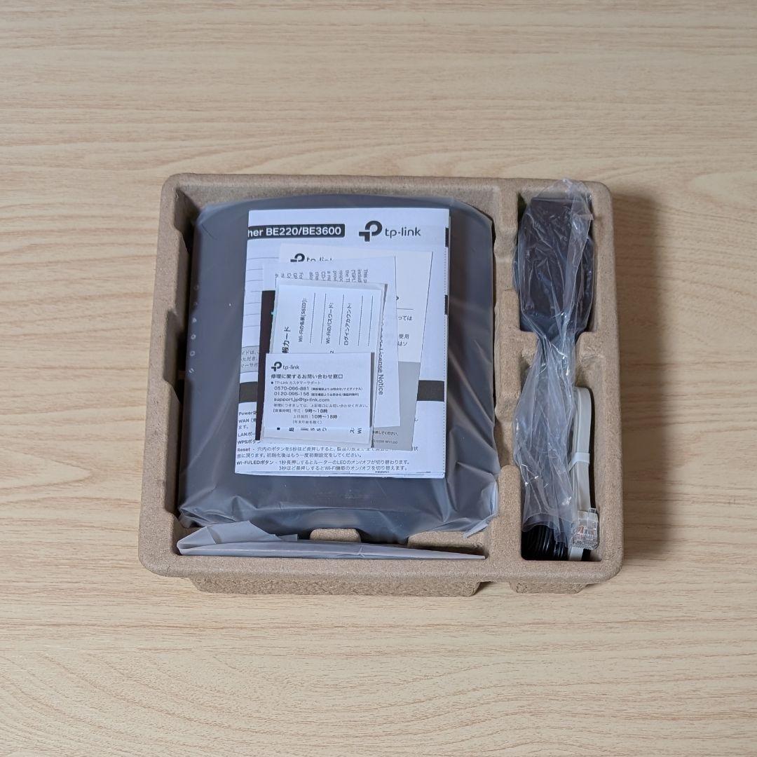 ★【美品】TP-Link Archer BE3600 Wi-Fi 7 ②★