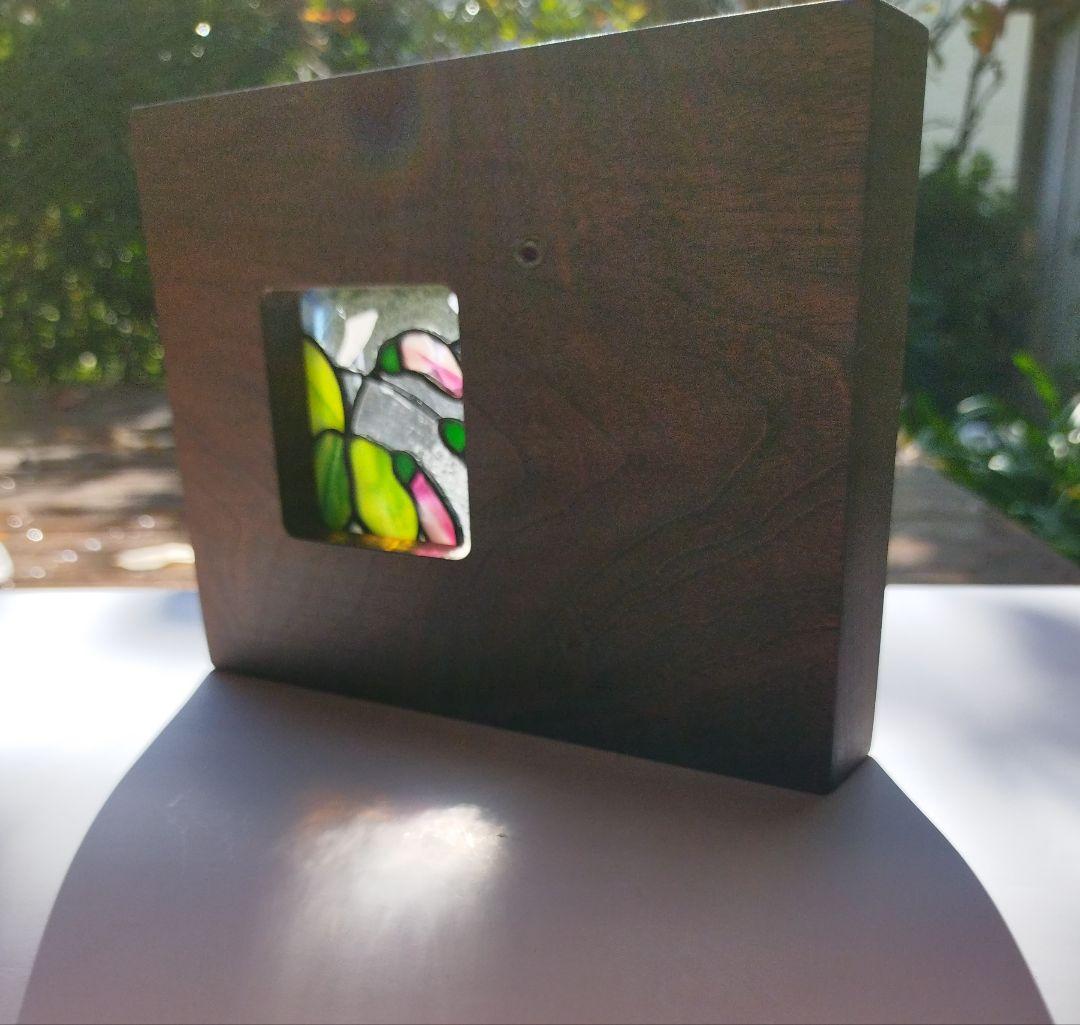 プチステンドグラス　ストロベリーキャンドル