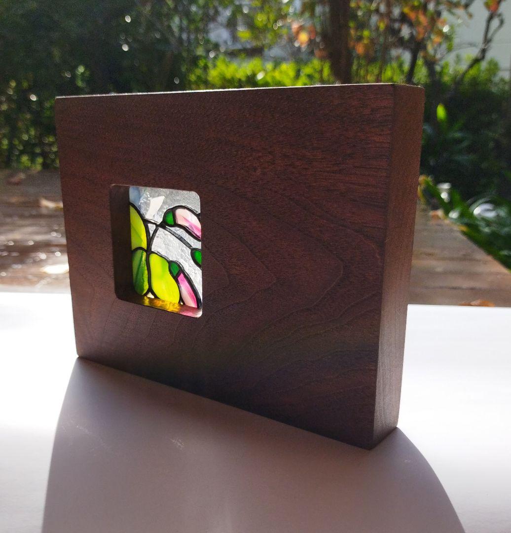 プチステンドグラス　ストロベリーキャンドル