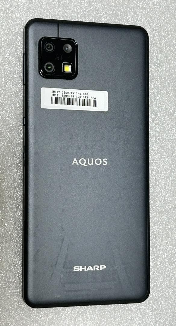 AQUOS sense6s SH-RM19S（ブラック）