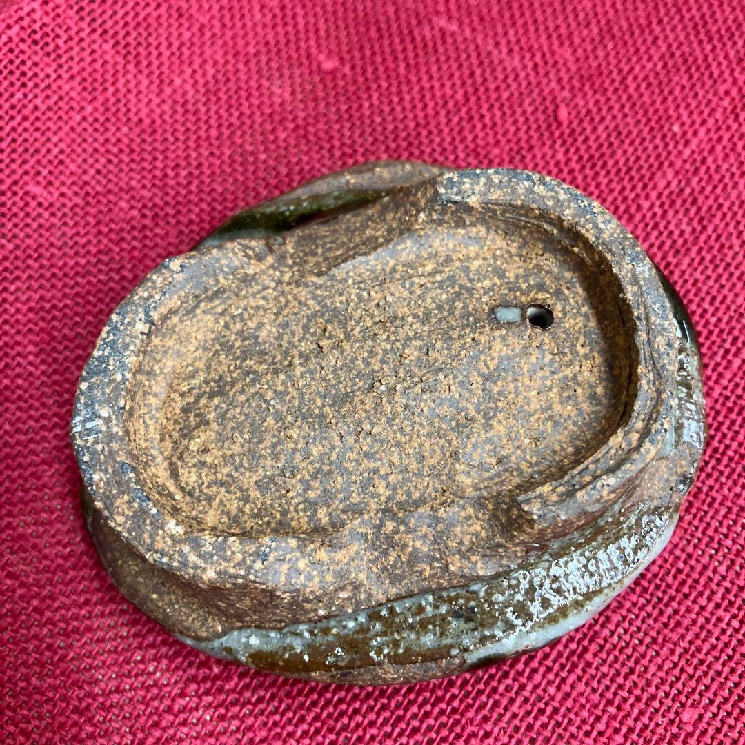 お値下げしました。信楽焼手作り土瓶型花瓶、飾り物インテリア