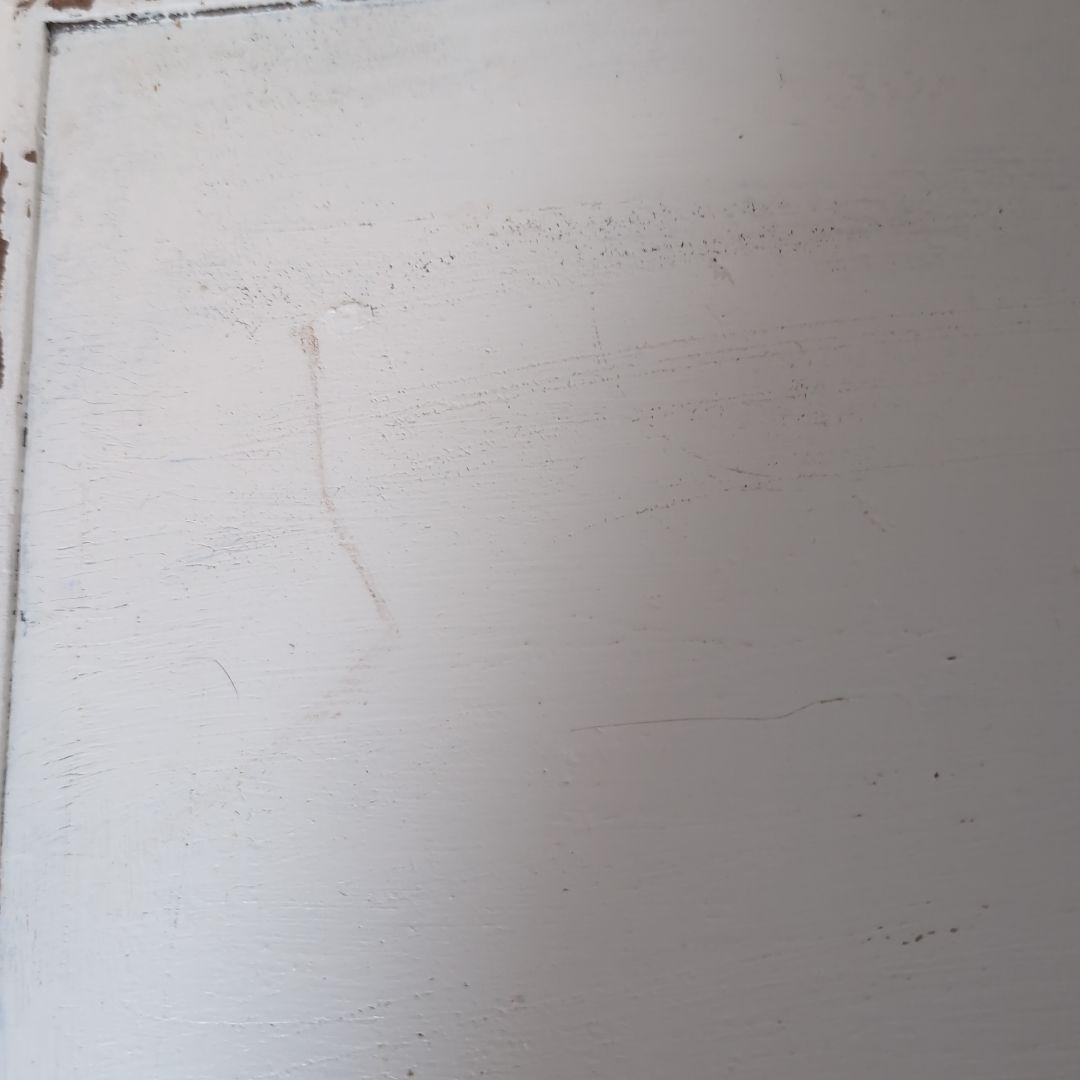 セール★フランスアンティーク　ペイント白　テーブル　コンソールテーブル