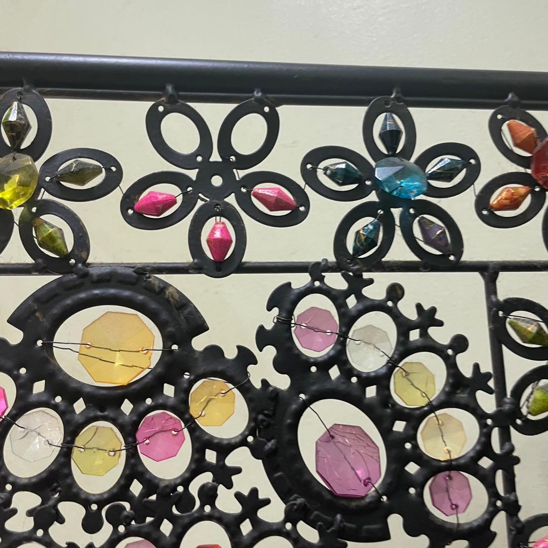 W*能様 最終お値下げ　アジアン雑貨　カラフルなビーズ　パーテーション　送料込み