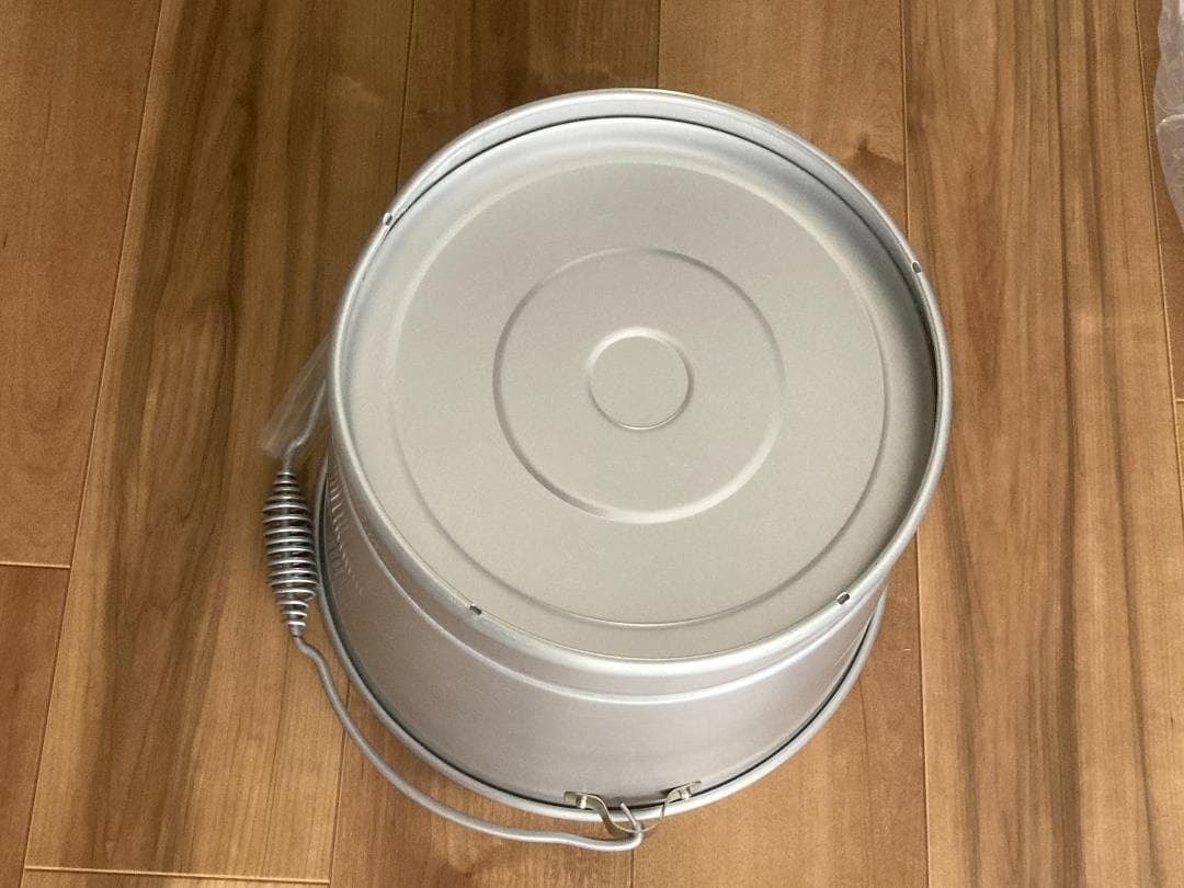 限定値下げ 未使用品【ホクセイ日軽】給食缶・食缶・ハンドルバネ 13L・蓋つき