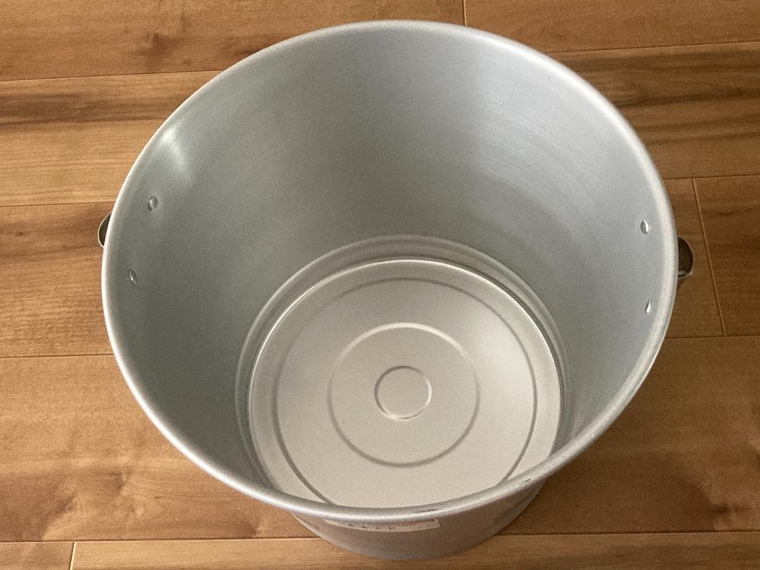 限定値下げ 未使用品【ホクセイ日軽】給食缶・食缶・ハンドルバネ 13L・蓋つき