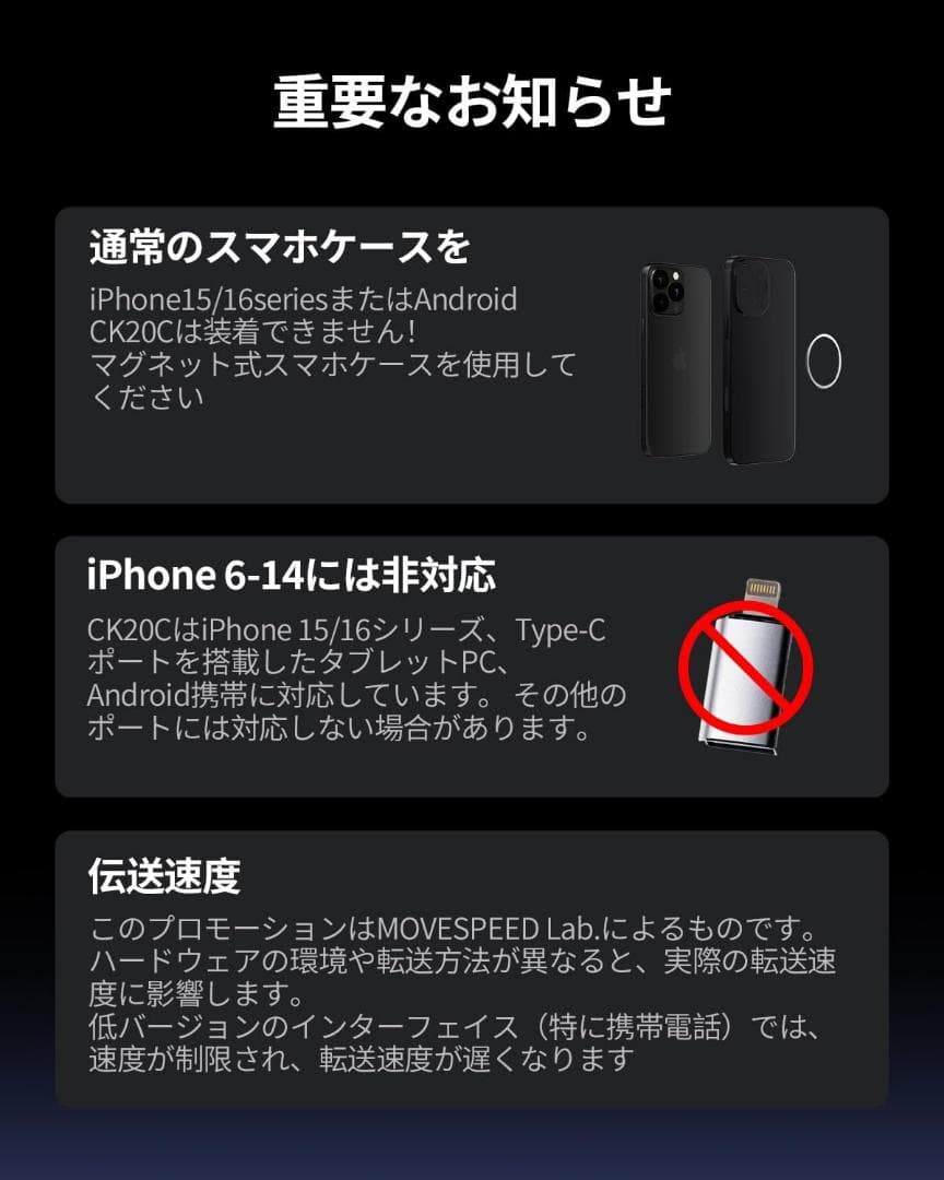 MOVE SPEED SSD 外付け【SSD位置確認・Magsafe機能】USB